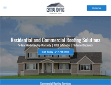 Tablet Screenshot of centralroofingllc.net